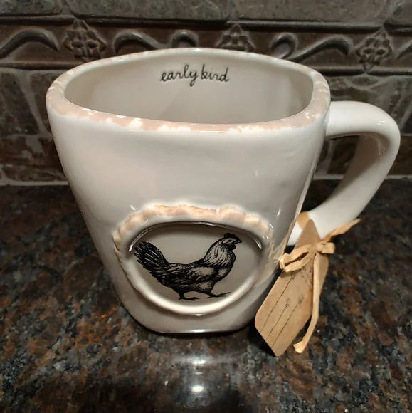 NWT Rae Dunn Early Bird/Chicken Mug - Picture 2 of 6
